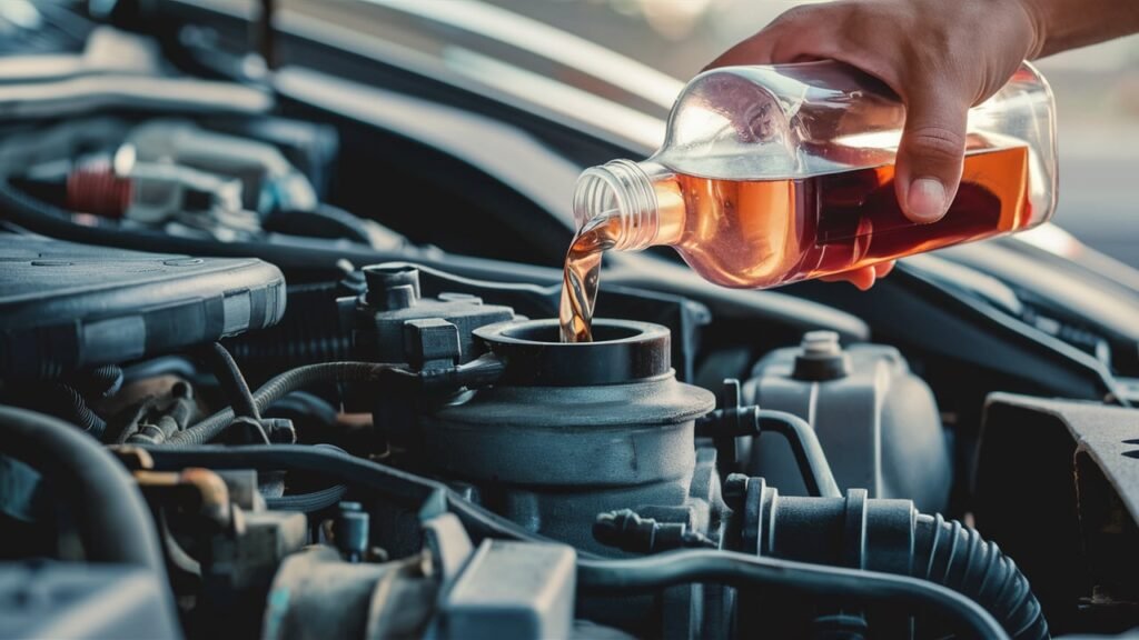 What is a car engine brake fluid refill?